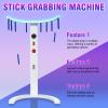 JJMNKMN Hand Eye Coordination Training Catching Stick Game Reflex Sticks, Catching Stick Arcade Game for Party, Business and Family Game Night (White) view 4