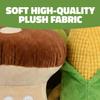 12 Inch Fruits and Vegetables Plush  1 Count view 2