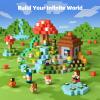 GobiDex 100PCS Magnetic Blocks Farm Animal Playset for Boys and Girls, STEM Sensory Building Toys, Preschool Educational Gifts for Kids view 3