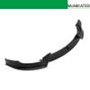 3Pcs Front Bumper Lip Spoiler Plastic Glossy Black Replacement for Model Y 2020 2021 2022 2023 2024 view 2