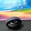 2" Gyro Spinner - Stress Relief Fidget Toy - Stocking Stuffer - 3D Printed Black Gyro Spinner Fidget Toy for Adults - Reduces Stress & Anxiety -GS-BLK view 4
