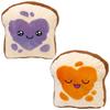 16 Inch Peanut Butter and Jelly Plush Pillow  1 Count view 1