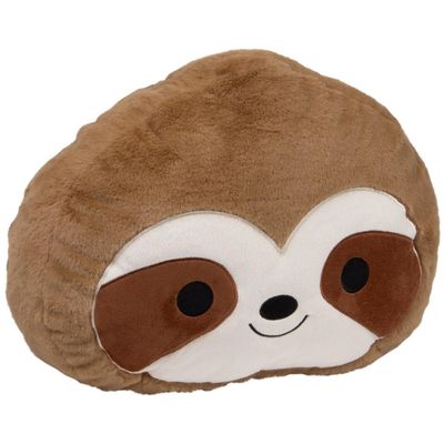 16 Inch Kawaii Sloth Plush Pillow  1 Count