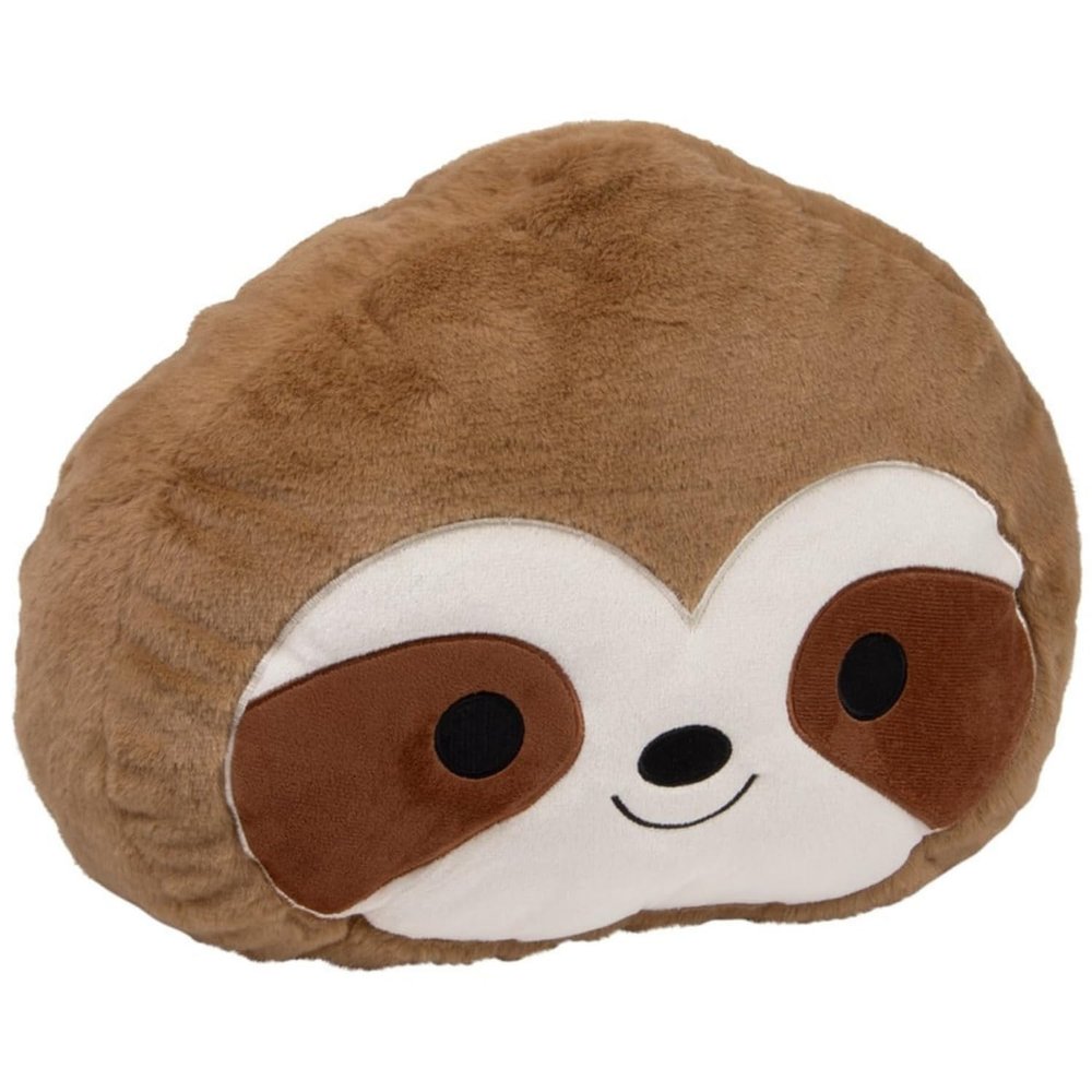 16 Inch Kawaii Sloth Plush Pillow  1 Count