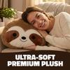 16 Inch Kawaii Sloth Plush Pillow  1 Count view 2