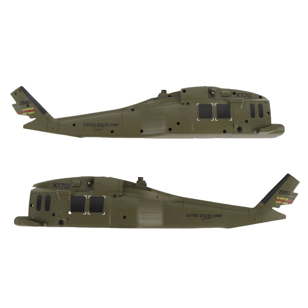 EVTSCAN RC Helicopter Left Right Body Cover Fuselage K170 Replacement Parts