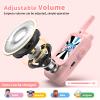 BlueFire Kids Walkie Talkies with Video  Screen Display Toy Radios with Voice Effects, One-on-One Pairing, Long Range  Birthday Toys Gifts for Boys & Girls Ages 312 (Pink) view 4