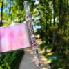 6" Pink Pearl Seashell Kaleidoscope With 2 Pieces Glitter Wand,Handmade Tiffany Stained Glass Kaleidoscope For Adults,Gift Box,Anniversary Birthday Christmas New Year Valentine's Day Present Gift view 4