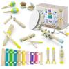 15Pcs Musical Toys for Toddlers 1-3, Baby Musical Instruments Set, Wooden Montessori Toys Percussion, Birthday Gifts for 1 2 3 Year Old Kids Boy Girls view 1