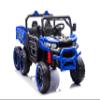 24V 2 Seater Ride On Dump Truck 6X6 Wheels with Electric Dump Bed, Electric UTV with Remote Control, Shovel, Music Player for Girls or Boys (Blue) view 1