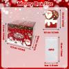 2025 Christmas Cash Pull Box VARACL Santa Claus Surprise Money Gift Box with 30 Transparent Bags, Xmas Money Holder for Kids Adults Fun Cash Pulling Game, Christmas Party Decoration Supplies view 2