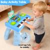 Baby DJ Table for Toddlers 1-3, Baby Musical Piano Toys 6-9-12-18 Months Toddler Activity Learning DJ Mixing Table with Music & Light Educational Toy for 1 Year Old Boy Girl First Birthday Infant Gift view 4