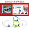 Kiapeak Slot Car Race Track Sets with 2 x 360 Loops & 4 High-Speed Cars,Car Race Track Sets for Kids 3-5 4-8 8-12, Racing Game Car Toys Gifts for Boys Girls Birthday, Christmas view 2