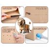 TECKMICO Cardboard Cutter for Kids,208PCS Cardboard Construction Tool,Safe DIY Kit for Boys Girls Arts & Crafts STEM Educational Toys view 3