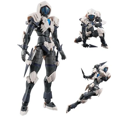 30MF Rozan Assassin Figure Anime Super Action Statue Articulated Figures with Accessories, Face Changeable, Joint Movable, Parts Removable 15cm