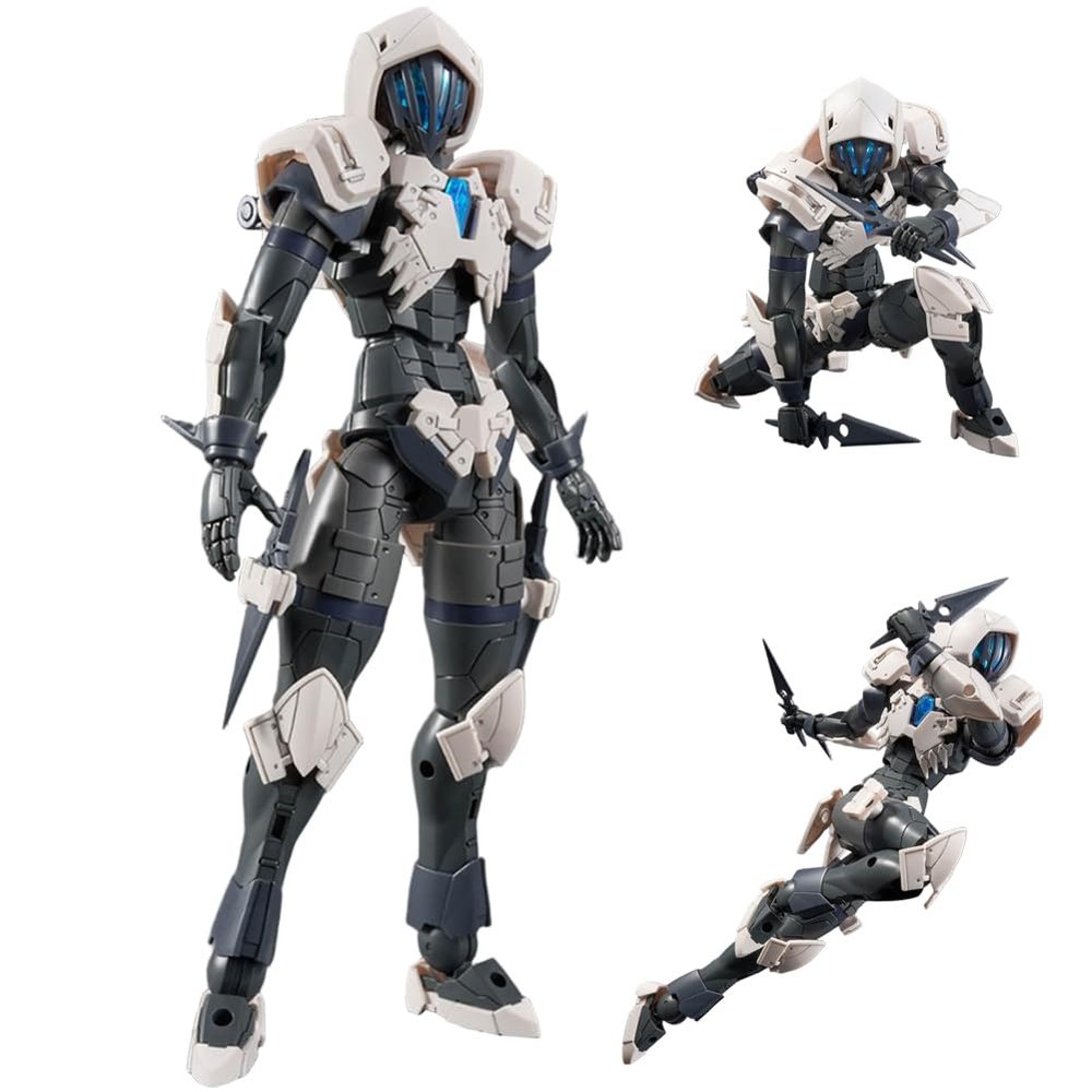 30MF Rozan Assassin Figure Anime Super Action Statue Articulated Figures with Accessories, Face Changeable, Joint Movable, Parts Removable 15cm