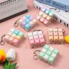 2 Pcs Keyboard Fidget Toy, Cute Fidget Clicker Keyboard Keychain, 9 Keys Loud Keyboard Fidget for Adult to Relife Stress Pass Time view 3