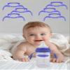 6-Pack Baby Bottle Handles Compatible with Lansinoh Anti-Colic Baby Bottles for Breast Babies, 5 Ounces view 2