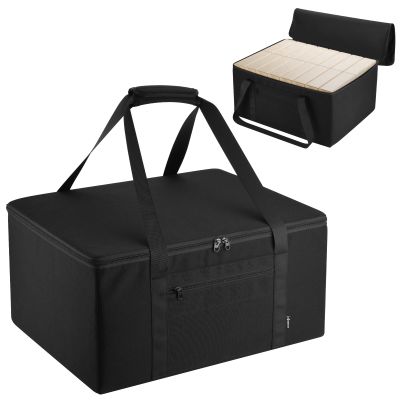 Easecos Stacking Game Carry Bag Compatible with Giant Tumble Tower Block, Portable Storage Bag for 60 Pcs Large Tumbling Timber, Carrying Case for Outdoor Yard Game (Blocks Not Included)