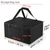 Easecos Stacking Game Carry Bag Compatible with Giant Tumble Tower Block, Portable Storage Bag for 60 Pcs Large Tumbling Timber, Carrying Case for Outdoor Yard Game (Blocks Not Included) view 2
