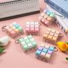 2 Pcs Keyboard Fidget Toy, Cute Bear Fidget Clicker Keyboard Keychain, Loud Keyboard Fidget for Adult to Relife Stress Pass Time view 3