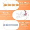 4 Pack Pacifier Clip Compatible with Tommee Tippee, One Piece Silicone Pacifier Holder Clips, Rust-Free Soft Silicone, Flexible Clip with Stylish Round Design, Ideal for Pacifiers and Teethers view 3