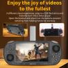 SF3000 Retro Handheld Game Console 4.5inch IPS Screen 854*480 Portable Video Game Console 20000+ Classic Retro Arcade Games Linux System 64G Support Emergency Charging&E-Book Readers (Black) view 4