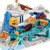 Toy Car Ramp Track Dinosaur Climbing Hills - 10 Mini Racer Cars Colorful Construction Play Set for Preschool Gifts Kids Ages 3+ view 1