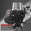 ST-NF2 Air-Cooled Engine Model, Mini Inline Double-Cylinder Four-Stroke Nitro Interal Combustion Engine Model Kit with F-Type Electric Plug, Fuel Tank, Oil Pipe and Ignition Power Module view 4