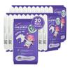 Cozycove Travel Pack Size 4 Tape Diapers Carton, Snooze On Slim Overnight Tape Diapers, Size 4 (22-33 lbs), Carton, 100 Count (20 Packs of 5) view 1