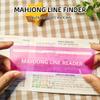 CELVANTA 4 Mahjong Line Finders and 4 Mahjong Card Sleeves Set, Durable Card Protectors & Easy-to-Use Line Readers, Large Size Mahjong Accessories for Home and Players(Pink) view 2