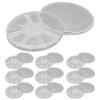 10-Piece Set of 4-Inch Single-Plate Display Holders, Pp Material with Transparent Design, Impact-Proof and Dust-Repelling, Perfect to Store and Display Silicon, Glass, Chip and Wafer Samples view 1