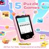 TICTIKY Kids Smart Phone Camera, Christmas Birthday Gifts for Toddler Girls Age 3-10, Kids Toys Unicorn Cell Phone, Preschool Learning Educational Toys with Audio Books, Musics, Games 32G SD Card view 4