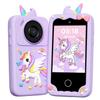 TICTIKY Kids Smart Phone Camera, Christmas Birthday Gifts for Toddler Girls Age 3-10, Kids Toys Unicorn Cell Phone, Preschool Learning Educational Toys with Audio Books, Musics, Games 32G SD Card view 1