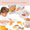 Smartwo Wooden Play Food Toys for Toddler,Kids Baking Cutting Game Set,Children Kitchen Bakery Pretend Play,Early Educational Toy Gift for Boys Girls view 3