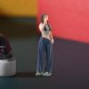 CoudarTitie 1:64 Scale Girl Miniature Figures Resin Figures Tiny People for Model Car Displays view 4