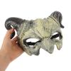 Alipis Half Face Claw Devil Mask, Scary Halloween Costume Party Prop, Beige Pu Foam Horror Mask for Cosplay And Decoration view 3