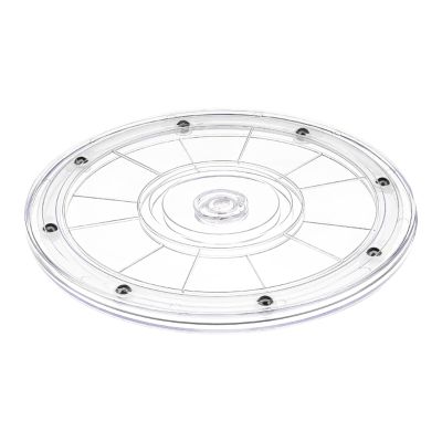 360 Degree Manual Rotating Stand for Displaying Small Objects Stable Base Turntable Revolving Showcase Platform Decorative Rotating Display for Home