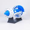 3D Printed Turbofan Engine Model, Pre-Assembled Aviation Display with Detailed Internal Structure, Educational Science Decor Model for Home & Office view 3