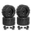 1/8 RC Monster Truck Wheel Tire 6.7" OD Heavy Duty RC Buggy Tyres 14/17mm Hex fit for 1/8 Traxxas Maxx E-Revo ARRMA Kraton Redcat HSP HPI (Style A) view 1