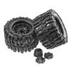 1/8 RC Monster Truck Wheel Tire 6.7" OD Heavy Duty RC Buggy Tyres 14/17mm Hex fit for 1/8 Traxxas Maxx E-Revo ARRMA Kraton Redcat HSP HPI (Style A) view 3