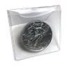 1,000 Pack Double Pocket 2.5 x 2.5 Unplasticized Vinyl Flips Safe for Long Term Coin Storage view 3