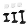 3X Acrylic Combat Display Stands Rack Flying Miniatures Shelf Holder for Studio Workshop Fireplace Small Dolls, Black view 3