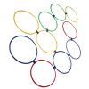 Cryfokt Hopscotch Hoop, Sensory Training Hoops Multipurpose 10PCS Balance Exercise Plastic Material for Jumping Activities (Extra Large 32.7 X 24.4 X 31.5in) view 1