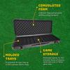 Heavy Duty ABS 500 Count Capacity Poker Chip Case - Made for Larger 43mm Poker Chips ! view 4