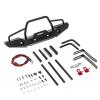 For Axial For Defender For TRX-4 For SCX10 D90 D110 90046 1/10 Metal Front Bumper With Light RC Crawler Car Upgrade Parts Bumper Parts view 1