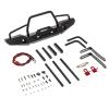 For Axial For Defender For TRX-4 For SCX10 D90 D110 90046 1/10 Metal Front Bumper With Light RC Crawler Car Upgrade Parts Bumper Parts view 2