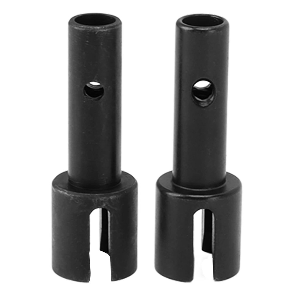 2PCS RC Car Wheel Stub Axles Steel Sturdy Wheel Axles for ZD Racing 1/8 RC Vehicle Black Durable Power Transmission System Smooth Driving Easy to Install