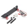 For Axial For Traxxas For TRX4 For SCX10 II 90046 1/10 Alloy Front Bumper With Lights Lamp Upgrades Parts RC For Racing Crawler Car Bumper Parts view 1