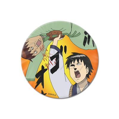 TV Anime "Masuda Kusuke Theater Gagmanga Hiwa GO" 3-Way Can Badge [Scene Shoot] Design B